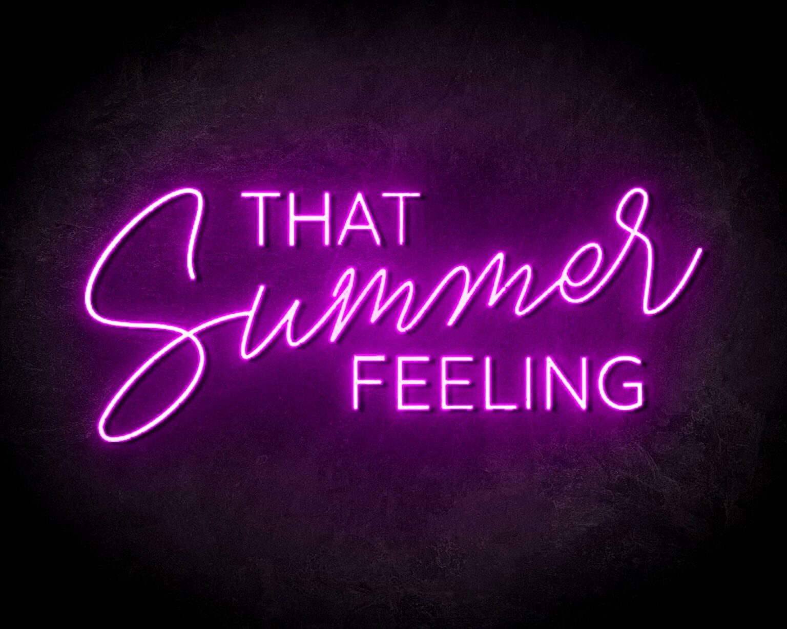 LED Neon Sign That Summer Feeling - The Neon Company - NO LED Neon Sign That Summer Feeling - The Neon Company - NO