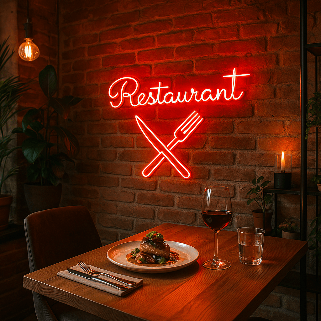 Kafé- & Restaurantskilt