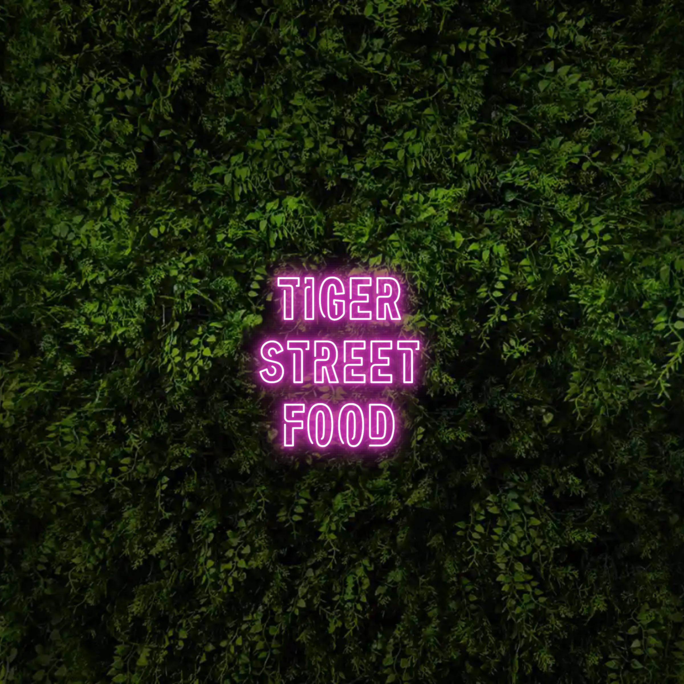 TIGER 
STREET
FOOD – Neon Sign