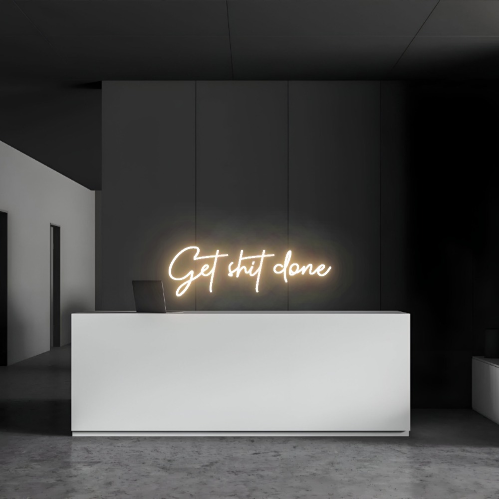 Get shit done – Neon Sign