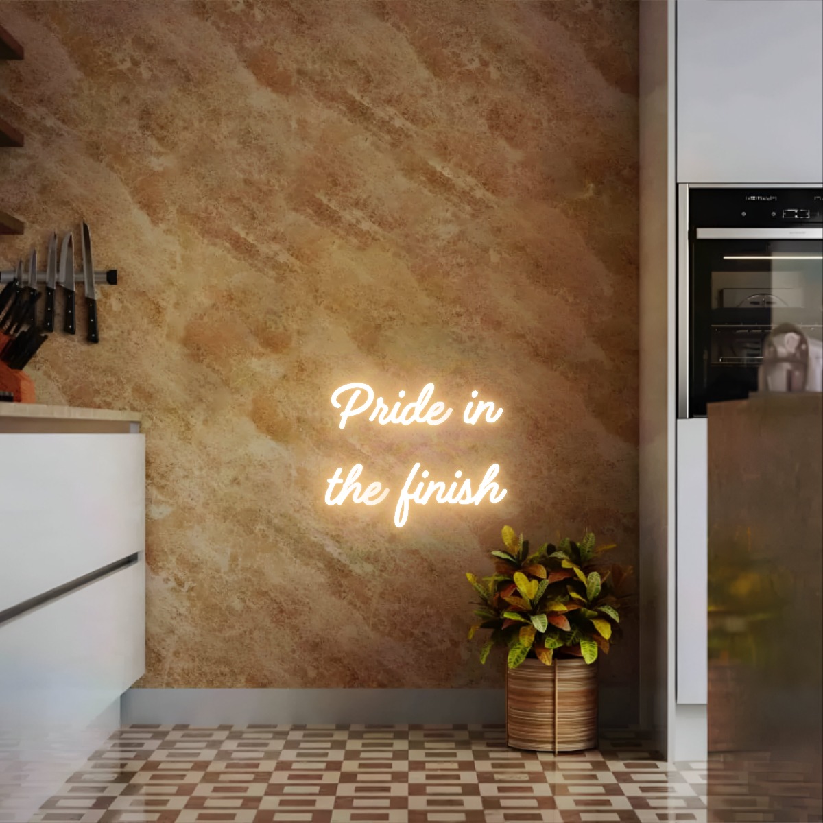 Pride in
the finish  – Neon Sign
