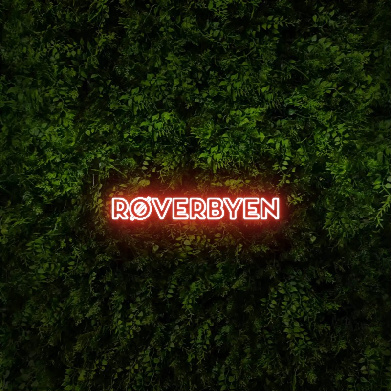 RØVERBYEN – Neon Sign